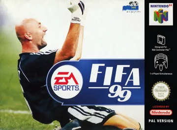 FIFA 99 (Europe) (En,Fr,De,Es,It,Nl,Pt,Sv) box cover front